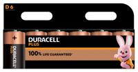 d-pwr-p6-rs Duracell Duracell Plus Power 1.5V Alkaline D Batteries