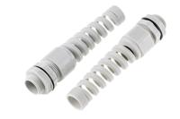 822-9628 RS PRO Grey Nylon Cable Gland, M20 Thread, 10mm min., 14mm max., IP68