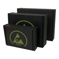 218-583 Conductive 100% Pure Kraft ESD Box 521mm (L) 394mm (W) 64mm (H)