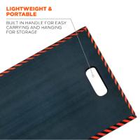 18385 Ergodyne Orange NBR Foam Kneeling Pad Resistant to Water - 40 x 71cm