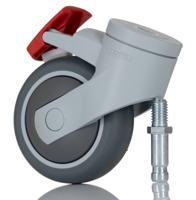5325-pjp-075-s70-m10x15-levina Tente Swivel Castor Wheel, 75kg Capacity, 75mm Wheel