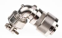 ca08com-e14s-6p-b ITT Cannon, CA-COM, Copper Alloy Right Angle 6 Way Cable Mount MIL Spec Circular Connector Plug, Pin Contacts,Shell