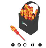 05004310001 Wera 2go Phillips; Pozidriv; Slotted; Torx Insulated Screwdriver Set, 11-Piece
