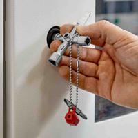 00-11-04 Knipex Diecast Zinc 10-way Control Cabinet Key