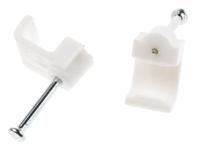 233-578 RS PRO White PE Rectangular cable clip