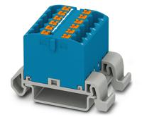 3273156 Phoenix Contact Distribution Block, 12 Way, 4mm², 24A, 690 V, Black, Yellow