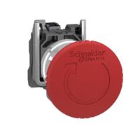 xb4bs8446 Schneider Electric Harmony Series Trigger Action Emergency Stop Push Button, Panel Mount, 22.5mm Cutout, IP66, IP67,