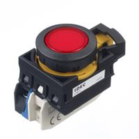 cw1l-m1e10qm4r Idec CW Series Illuminated Push Button, Panel Mount, 22mm Cutout, SPST, IP65