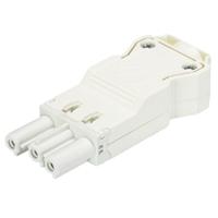 9293150530 Wieland Gesis CLASSIC Series Connector, 3-Pole, Female, 3-Way, Push-In, 20A, IP40