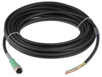 1520372 Phoenix Contact Straight Female 8 way M12 to Unterminated Sensor Actuator Cable, 10m