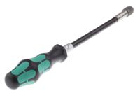 028160 Wera Hexagon Flexible Bit Holder Screwdriver, 1/4 in Tip, 177 mm Blade, 275 mm Overall
