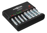 1001-0006-01 Ansmann Powerline 8 Traveller Battery Charger For NiCd, NiMH AA, AAA 8 Cell with Worldwide plug