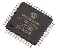 pic18f4550-ipt Microchip, 8 bit PIC, PIC18F4550 Microcontroller, 20 MHz, 32kB FLASH, 44-Pin TQFP