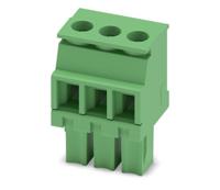 1826982 Phoenix Contact, 3.81mm Pitch, MCVW 1.5/ 3-ST-3.81, 3 Way, , Pluggable Terminal Block, Plug, Cable Mount, Screw