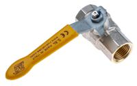 733-5158 RS PRO Brass Full Bore, 2 Way, Ball Valve, Threaded, BSPP 1/2in, 40 → 30bar Operating Pressure