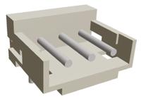292253-3 TE Connectivity AMP CT Series Right Angle Through Hole PCB Header, 3 Contact(s), 2 mm Pitch, 1 Row, Shrouded