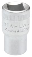 03010013 STAHLWILLE 1/2 in Drive 13mm Standard Socket, 12 point, 38 mm Overall Length