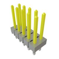 htsw-105-14-s-d Samtec HTSW Series Vertical Through Hole PCB Header, 10 Contact(s), 2.54 mm Pitch, 2 Row, Unshrouded