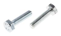 525-802 RS PRO Bright Zinc Plated Steel, Hex Bolt, M4 x 16mm