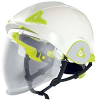 onyx2 Delta Plus ONYX 2 White Safety Helmet with Chin Strap, AdjustableVentilated