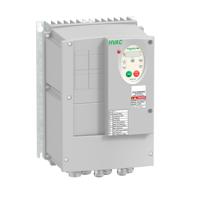 atv212wu15n4c Schneider Electric Variable Speed Drive, 1.5 kW, 3 Phase, 480 V, 2.6 A, 3.2 A, Altivar 212 Series