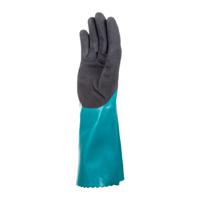 sky00142 Skytec XeNon-XN135 Black, Green Nylon Glove, Nitrile Coating