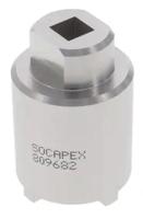 809686 Amphenol Socapex Light Grey Nut for use with Castle Nut