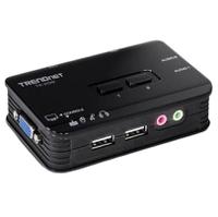 tk-209k Trendnet 2 Port Dual Monitor USB SVGA, VGA KVM Switch, 3.5 mm Jack 2048 x 1536 Maximum Resolution