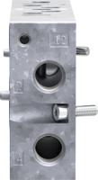 naw-14-01-vdma Festo NAW series 2 station G 1/4 Sub Base for use with Solenoid Valves, VSPA Pneumatic Valves, 161102