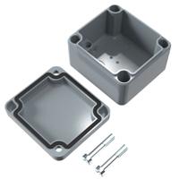 01050503 Rose Aluminium Standard Series Grey Die Cast Aluminium Enclosure, IP66, IK09, Grey Lid, 50 x 45 x 30mm