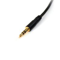 mu10mms StarTech.com Male 3.5mm Stereo Jack to Male 3.5mm Stereo Jack Aux Cable, Black, 3m MU10MMS