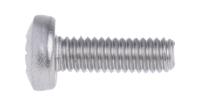190-507 RS PRO Pozi M4 Pan A4 316 Stainless Steel Machine Screws DIN 7985 x 12.0mm