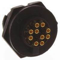 bu-10pmms-lc7001 Amphenol Industrial Circular Connector, 10 Contacts, Panel, Standard Connector, Plug, Male, IP67, Ceres Series