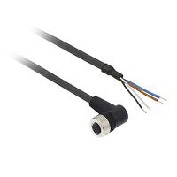 xzcp1241l15 Telemecanique Sensors Female 4 way M12 to Industrial Automation Cable Assembly, 15 m
