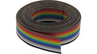 rnd-475-00715 Flat Ribbon Cable,1.27mm,10x0.08mm²,Unsh