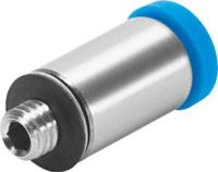 qsm-m3-3-i-r Festo Straight Threaded Adaptor, M3 Male to Push In 3 mm, Threaded-to-Tube Connection Style, 133001