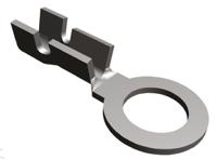 42547-2 TE Connectivity Uninsulated Ring Terminal, M2.5 Stud Size, 0.1mm² to 0.4mm² Wire Size