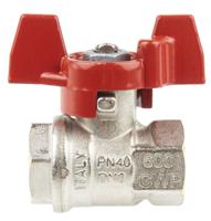 733-5192 RS PRO Nickel Plated Brass Full Bore, 2 Way, Ball Valve, Threaded, BSPP 1/4in, 40bar Operating Pressure