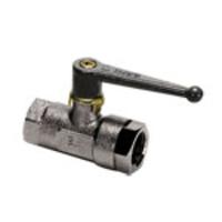0402-10-17 Legris Nickel Plated Brass 2 Way, Ball Valve, Threaded 3/8in, 15.25mm