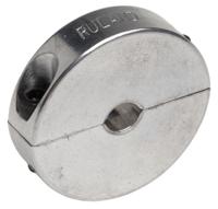 ensp30-6mm-a Ruland Shaft Collar, Two Piece, Clamp Screw, Bore 6mm, OD 30mm, W 8mm, Aluminium