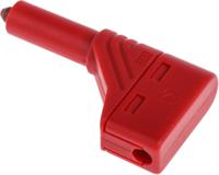 934098101 Hirschmann Test & Measurement Red Male Banana Plug, 4 mm Connector, Screw Termination, 24A, 1000V ac/dc, Nickel Plating