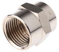 0902-17-21 Legris LF3000 Series Straight Threaded Adaptor, G 3/8 Female to G 1/2 Female, Threaded Connection Style
