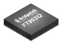 ft903q-c-t Bridgetek FT903Q-C-T, 32 bit FT32, FT903 Microcontroller, 100 MHz, 256kB FLASH, 100-Pin QFN