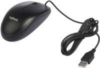 910-003357 Logitech B100 3 Button Wired Optical Mouse Black