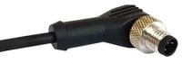 pxppvc12ram03acl010pvc Bulgin Male 3 way M12 to 3 way Free End Sensor Actuator Cable, 1 m
