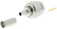 j01010a2256 Telegartner, Plug Cable Mount TNC Connector, 50Ω, Crimp Termination, Straight Body