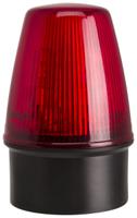 led100-01-02 Moflash LED100 Series Red Flashing Beacon, 10 → 17 V ac/dc, Surface Mount, LED Bulb, IP65