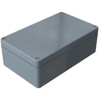 021626090 Rose Polyester Standard Series Grey Glass Fibre Reinforced Polyester Enclosure, IP66, IK08, Grey Lid, 260 x 160 x 90mm