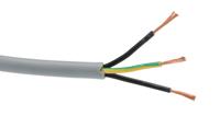 470035yy-ge321 Alpha Wire Pro-Met Control Cable, 3 Cores 0.5 mm² 22 AWG, Unscreened, 50 m, Grey Polyvinyl Chloride Sheath