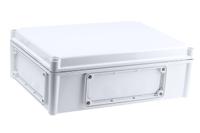 ekpe-130-g-enclosure Fibox EK Series Grey Polycarbonate Enclosure, IP66, IP67, Flanged, Grey Lid, 380 x 280 x 130mm